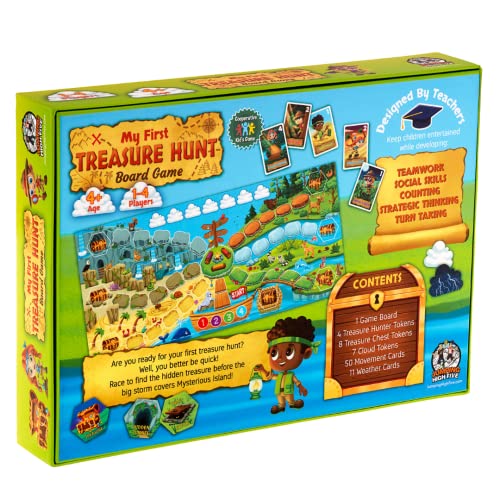 My First Treasure Hunt Cooperative Board Game for Kids Ages 4+, 1-4 Players