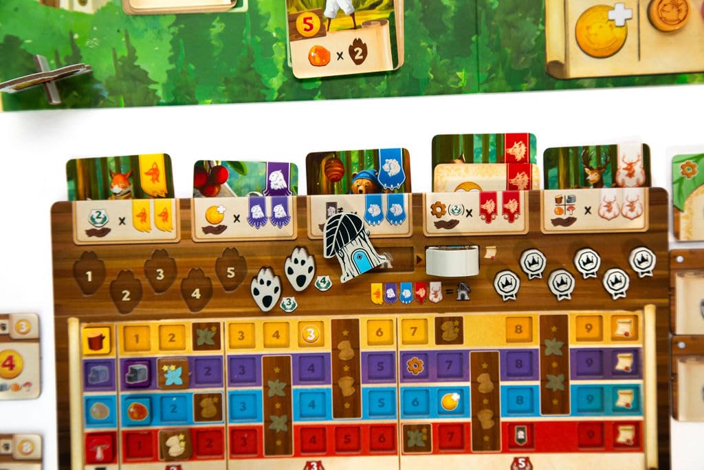 Kingdom Crossing Board Game - Route & Engine Building Strategy Game with Solo Mode, Euro Game for Family Game Night, Ages 14+, 1-4 Players, 45-90 Minute Playtime, Made by Pandasaurus Games