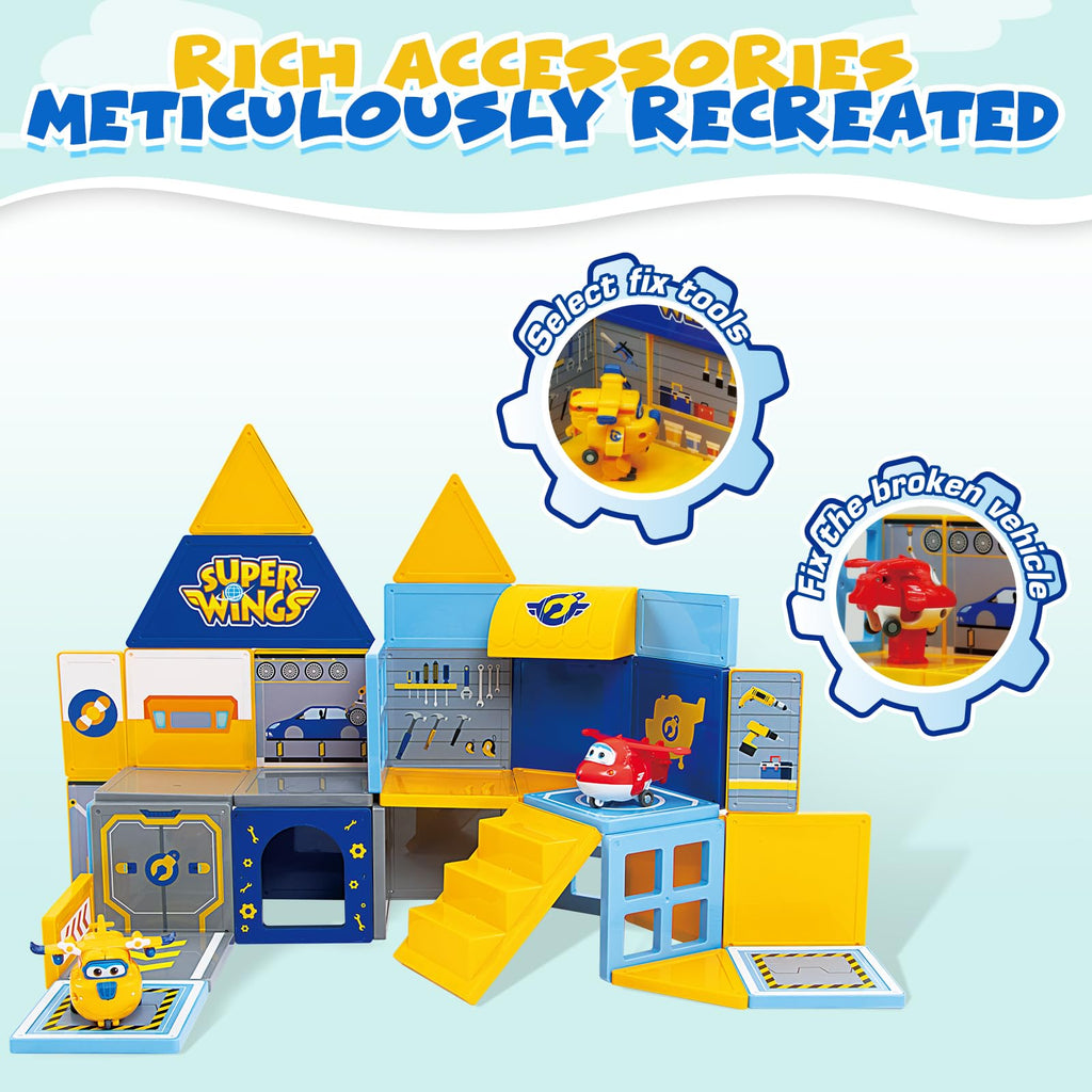 W WISE BLOCK Magnetic Tiles, Magnetic Blocks for Boys Girls Kids Ages 3 + Year Old