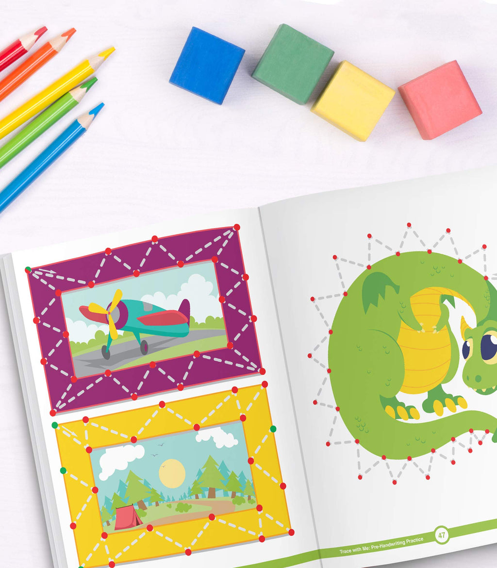 Carson Dellosa Trace With Me: Letter Tracing for Kids Ages 3-5, ABC Letter Tracing & Handwriting Practice Workbook for Kids PreK and Up, Trace Letters Alphabet Handwriting Practice for Preschool