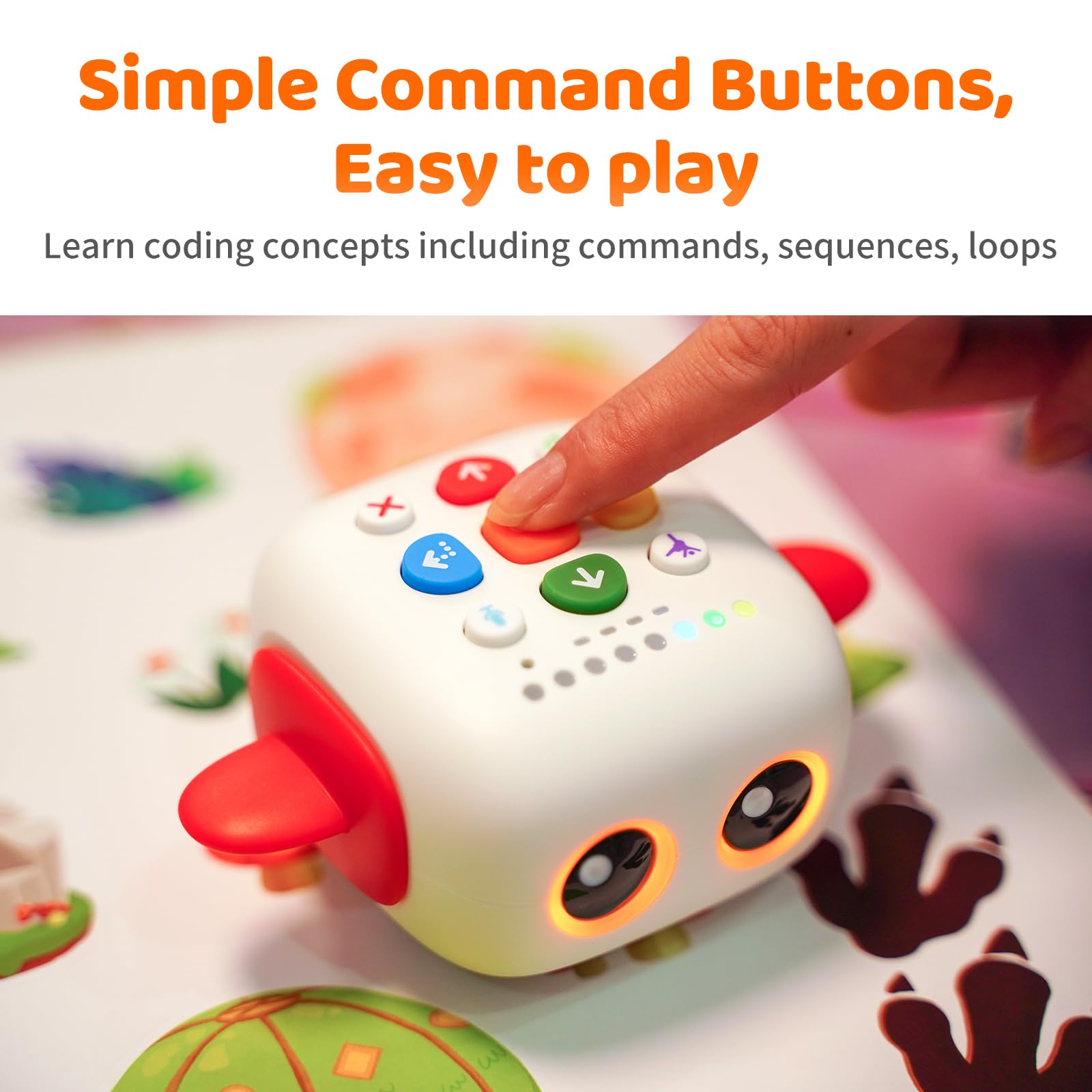 MatataStudio TaleBot Pro Coding Robot for Kids 3-5, Screen-Free STEM Toy