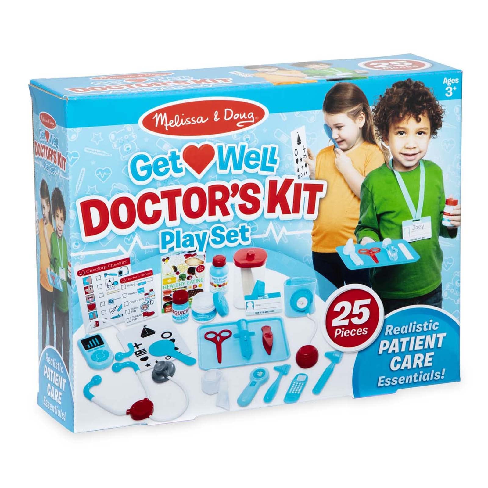 Melissa & Doug Super Smile Dentist Play Set, 25-Piece Dentist Kit with Oversized Teeth