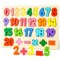 LOVESTOWN Wooden Puzzle Board, Number