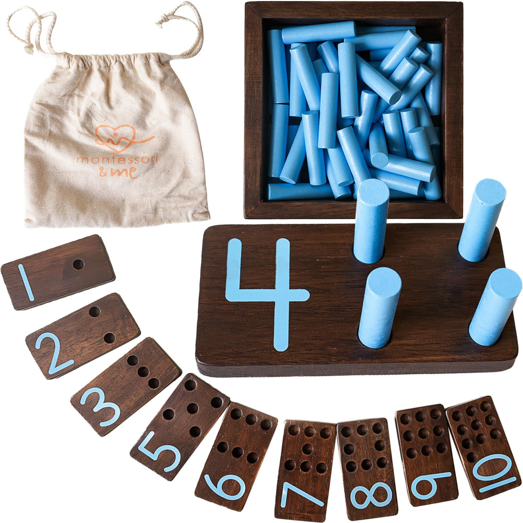 Montessori & Me Counting Pegboards Set
