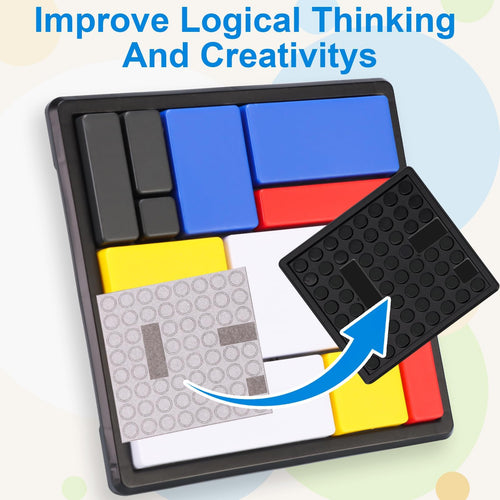 2 PCS Metal Logic Puzzle Brain Teaser Set 88 Challenge Levels Stress Relief