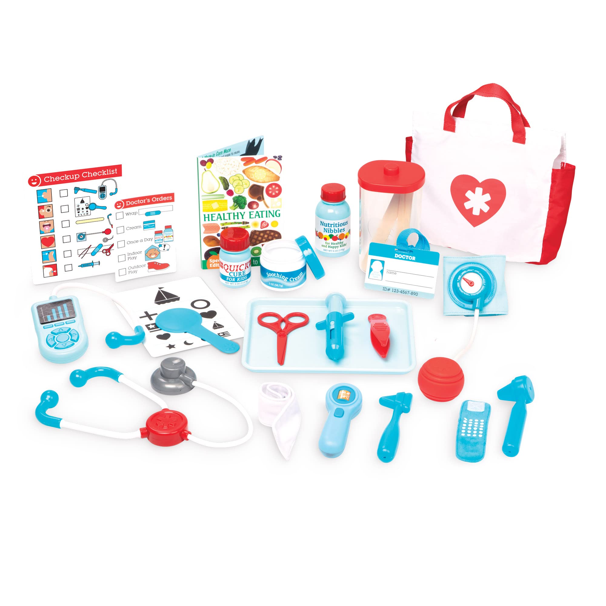 Melissa & Doug Super Smile Dentist Play Set, 25-Piece Dentist Kit with Oversized Teeth