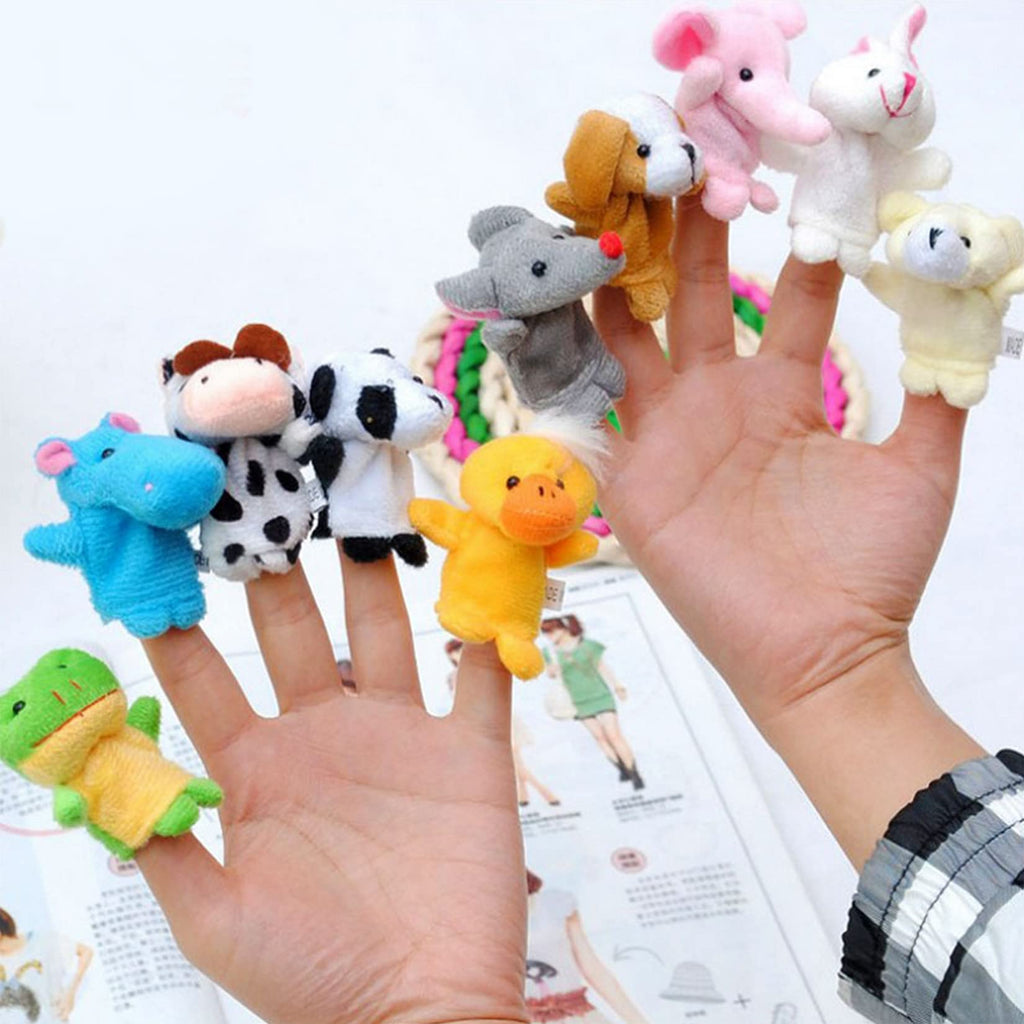 RIY 10Pcs Story Time Finger Puppets
