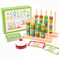 2 Pack Color Stack Challenge Game, Fast-Paced Color Matching Puzzle Game