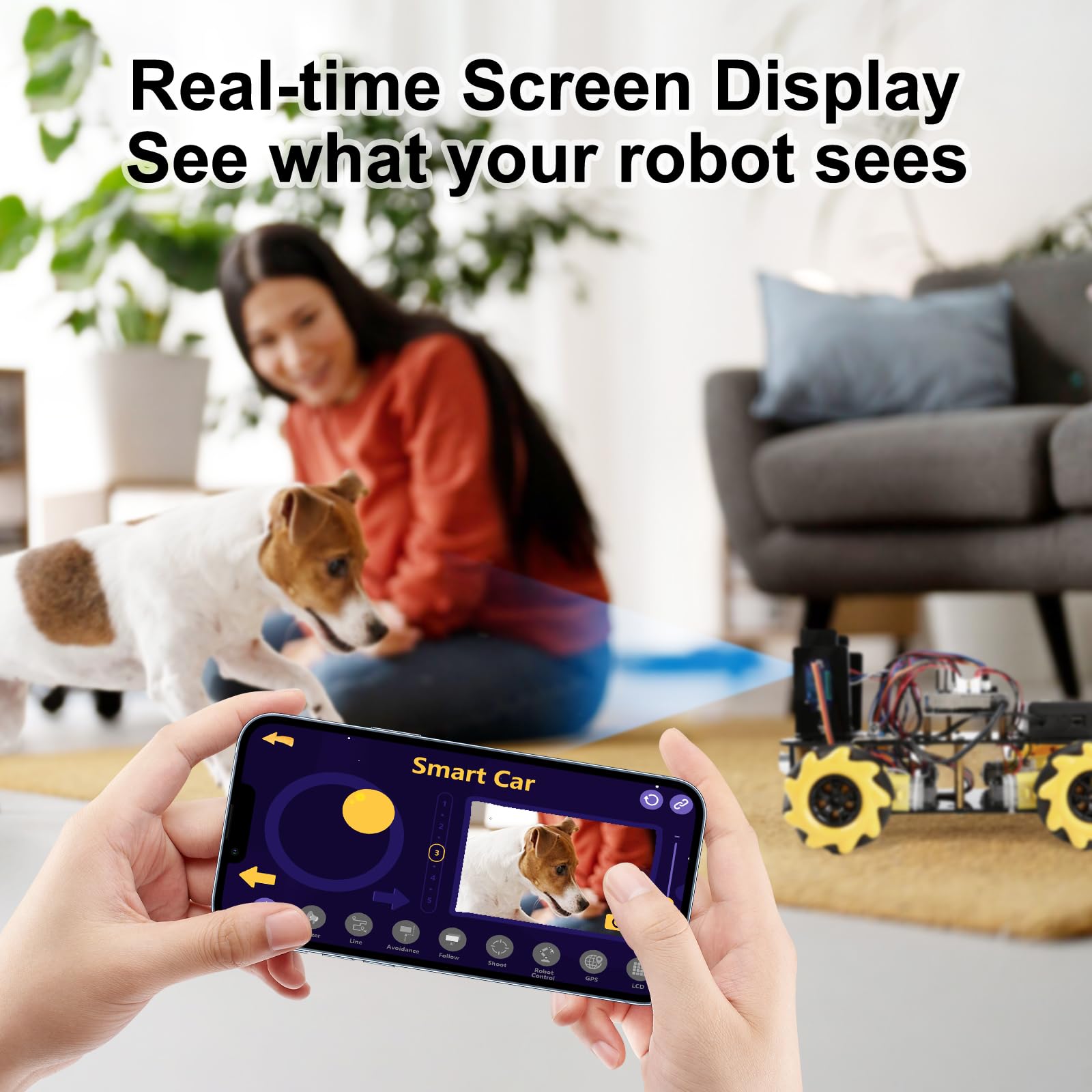 ACEBOTT Robot Kit, Robotics for Kids Ages 8-12 12-16, STEM Toys for Boys with Remote & App Control, Arduino & Scratch Compatible, Science Kits for Kids Age 8-12 12-16, for Boys & Girls