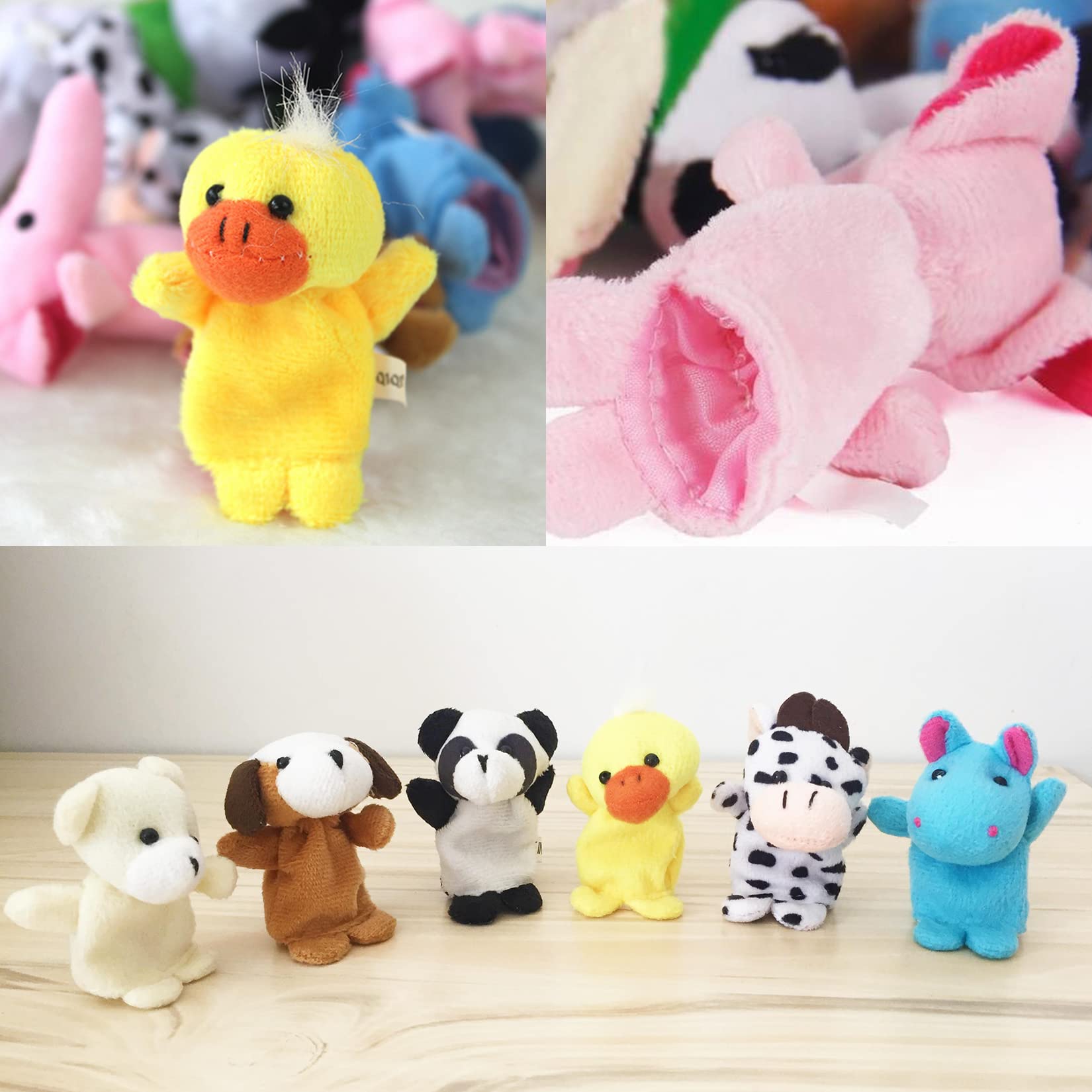 RIY 10Pcs Story Time Finger Puppets