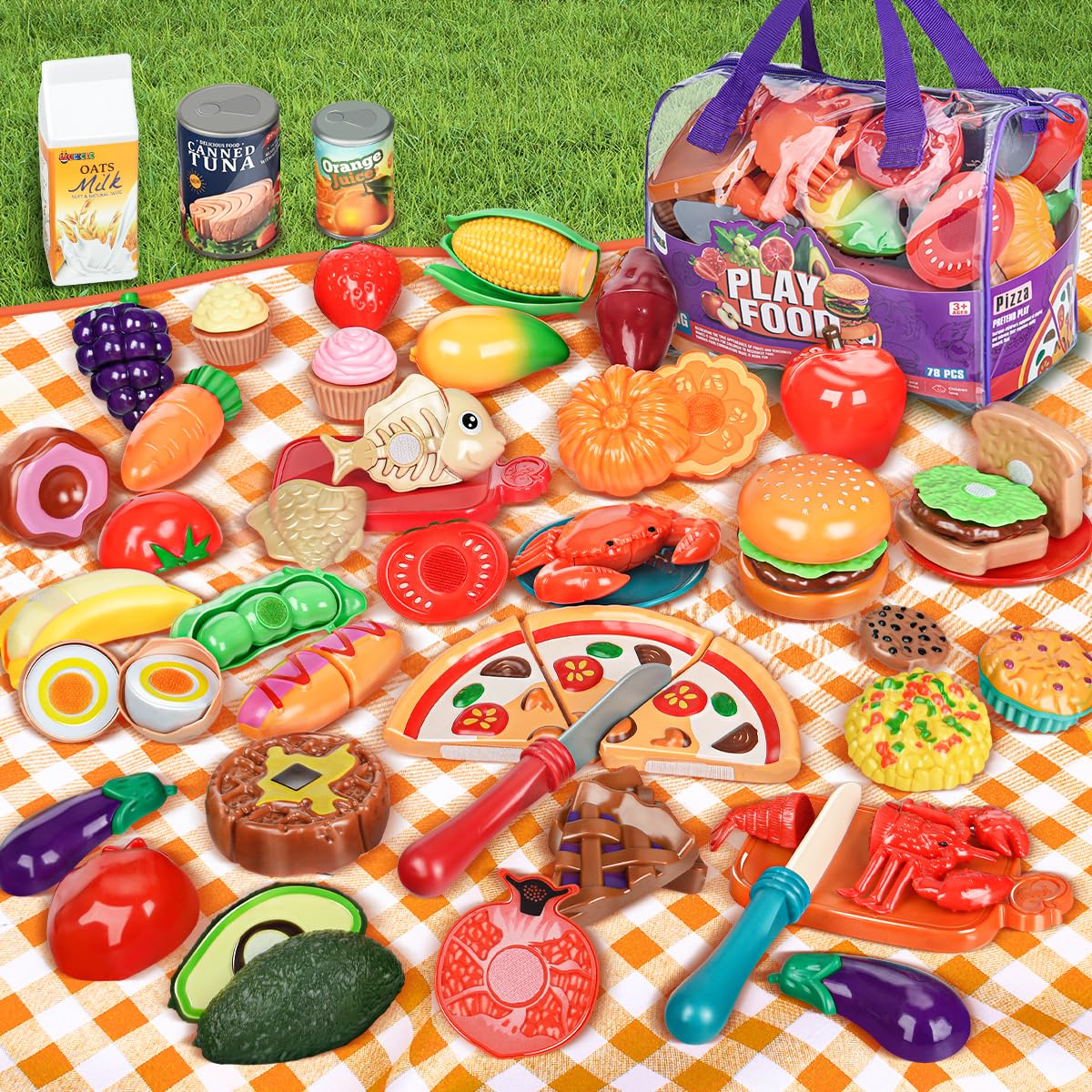 Laugigle Pretend Play Food for Kids Kitchen