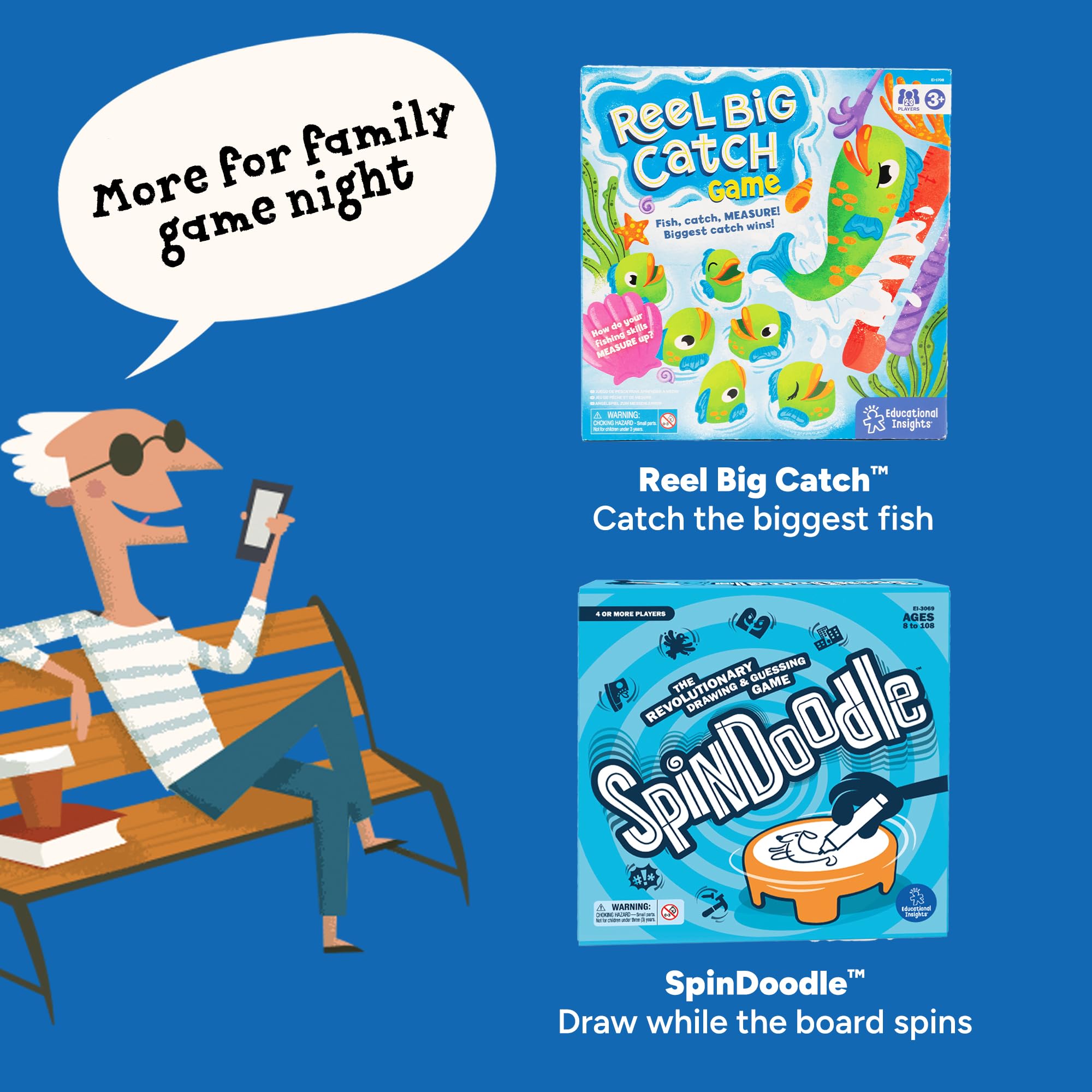 Educational Insights Word on the Street - Family Board Games for Kids and Adults, Fast Word Games for Kids 10 and up, Vocabulary Building Spelling Game with Fast-Paced Play, Family Game Night
