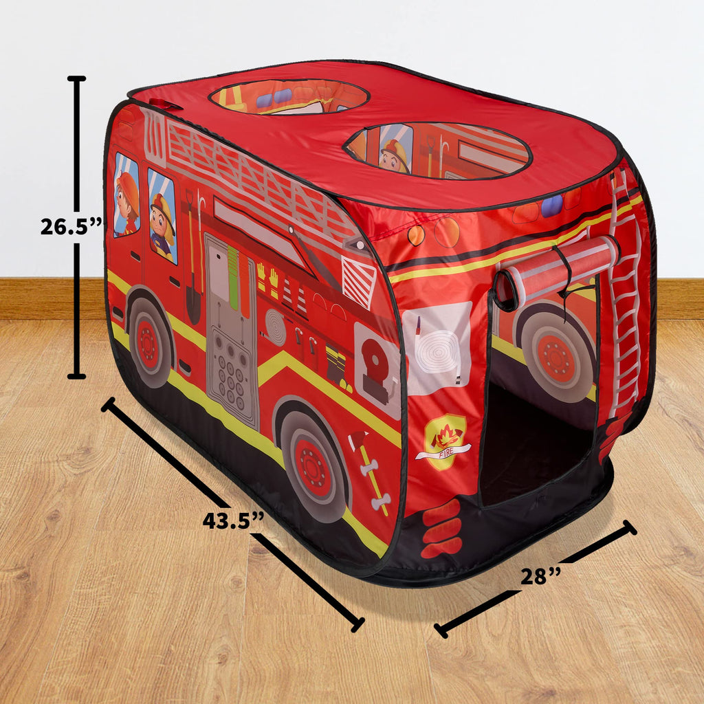 Playbees Pop-Up Tent – Convertible Playhouse with Swappable Velcro Front Panels and Carry Bag
