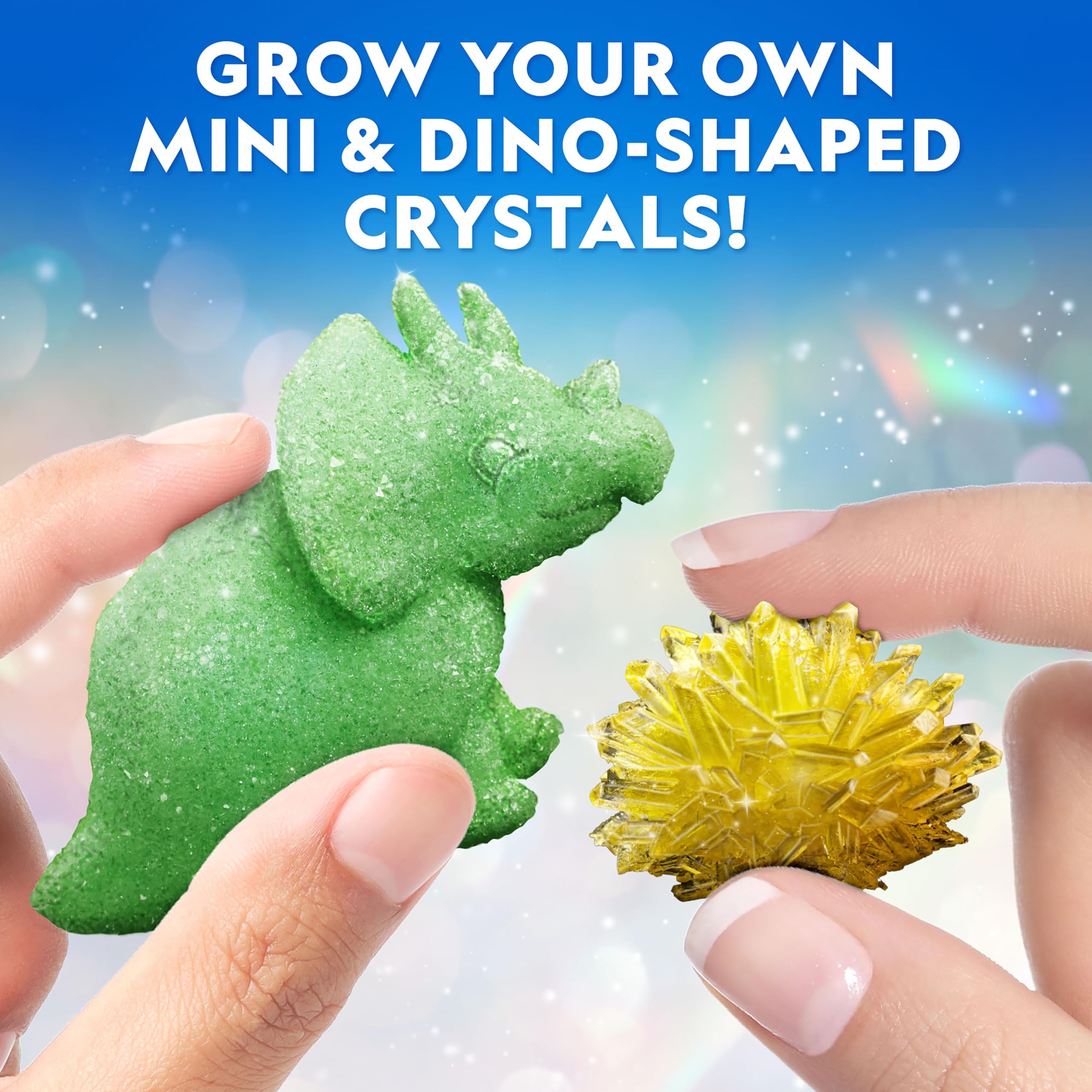 National Geographic Crystal Growing Kit with 5 Unique Activities