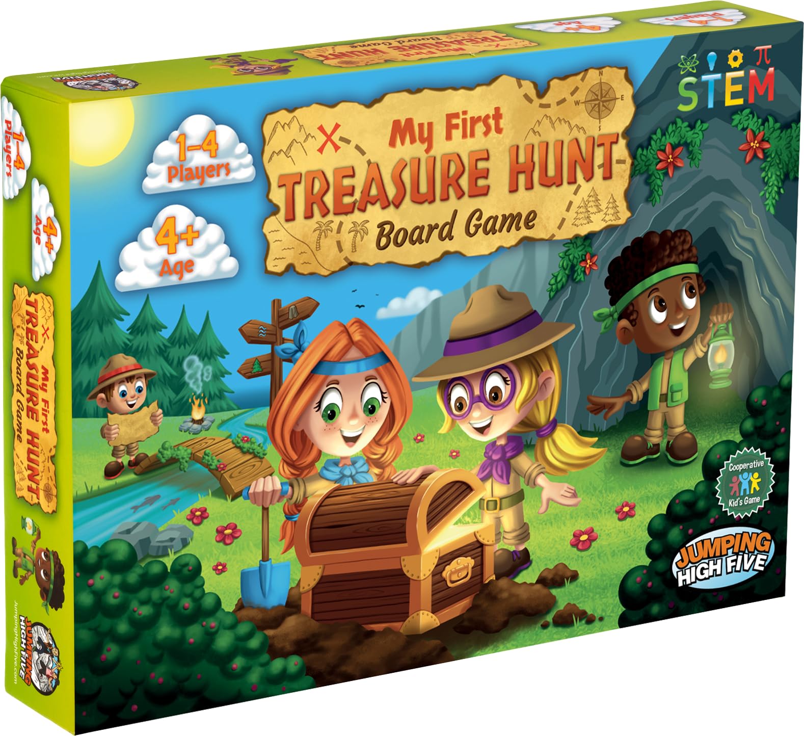 My First Treasure Hunt Cooperative Board Game for Kids Ages 4+, 1-4 Players