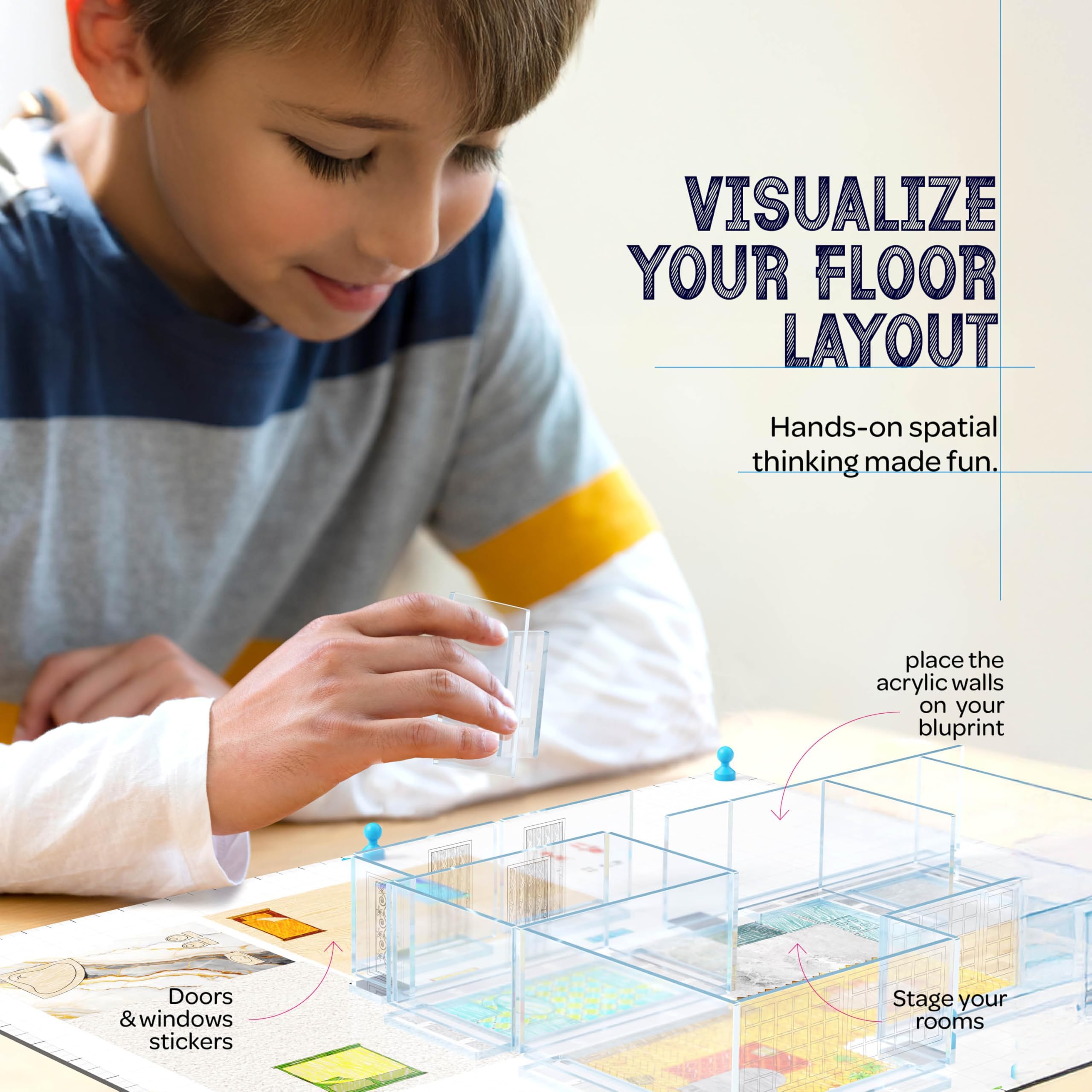 Architecture Kit for Kids - Architect Home Model Kit - Girls & Boys Gifts