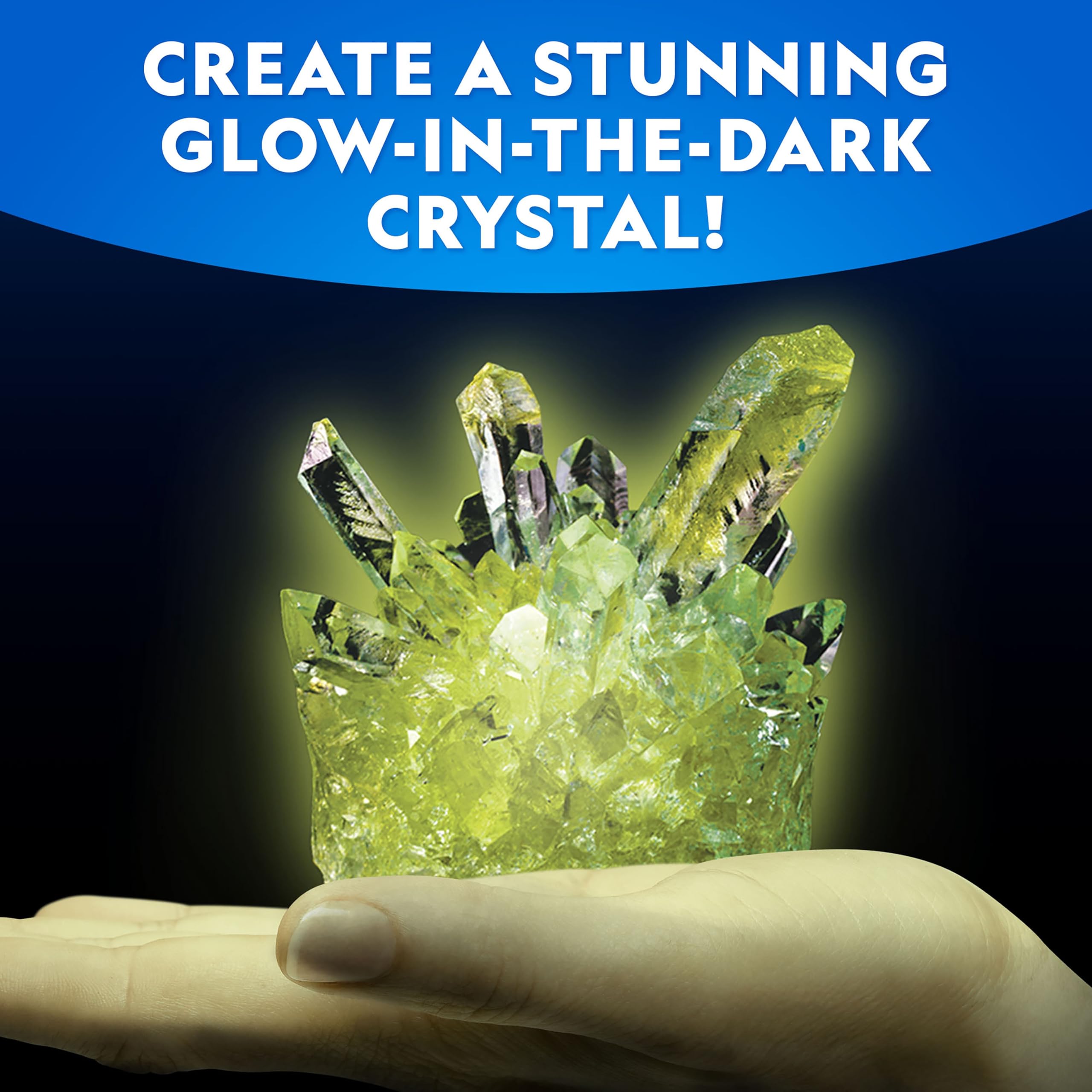 National Geographic Crystal Growing Kit with 5 Unique Activities