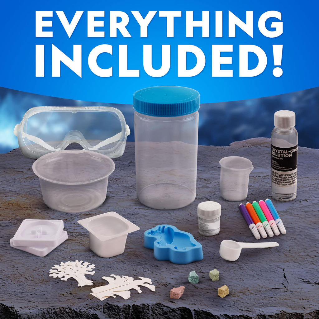 National Geographic Crystal Growing Kit with 5 Unique Activities