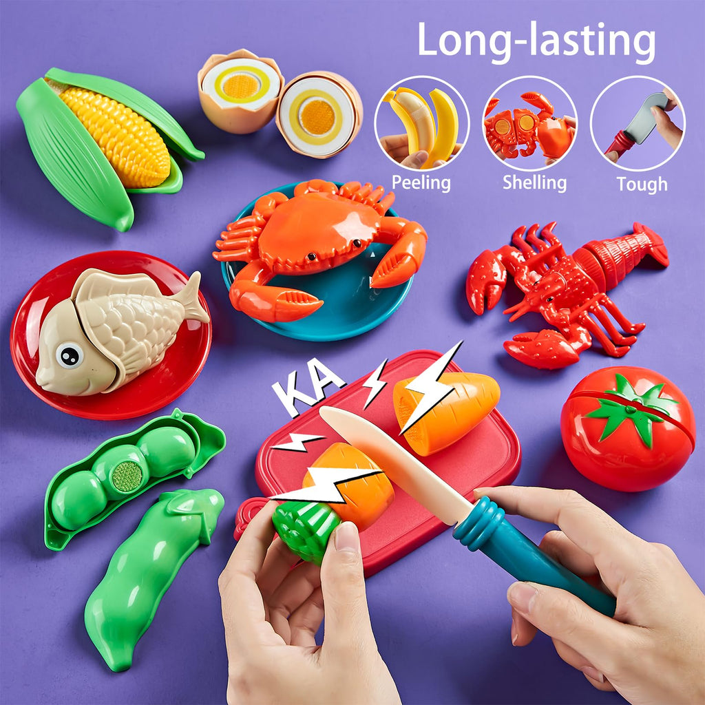 Laugigle Pretend Play Food for Kids Kitchen
