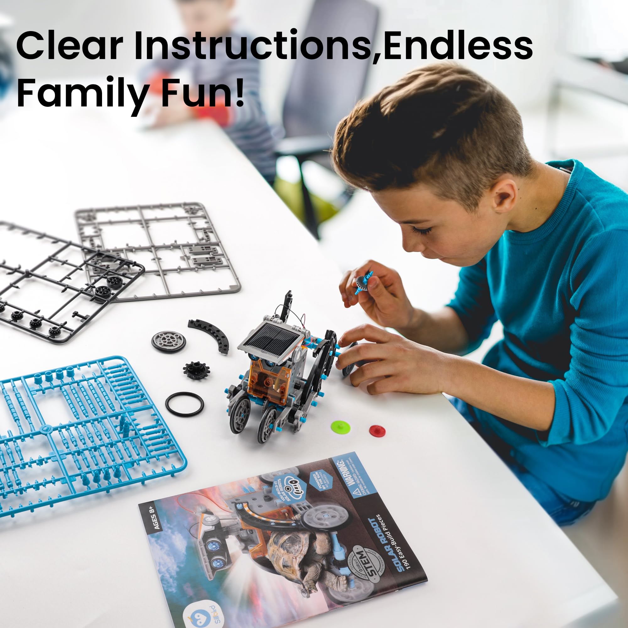 Sillbird 12 in 1 Solar Robot Toys STEM for Kids Boys Aged 8-12