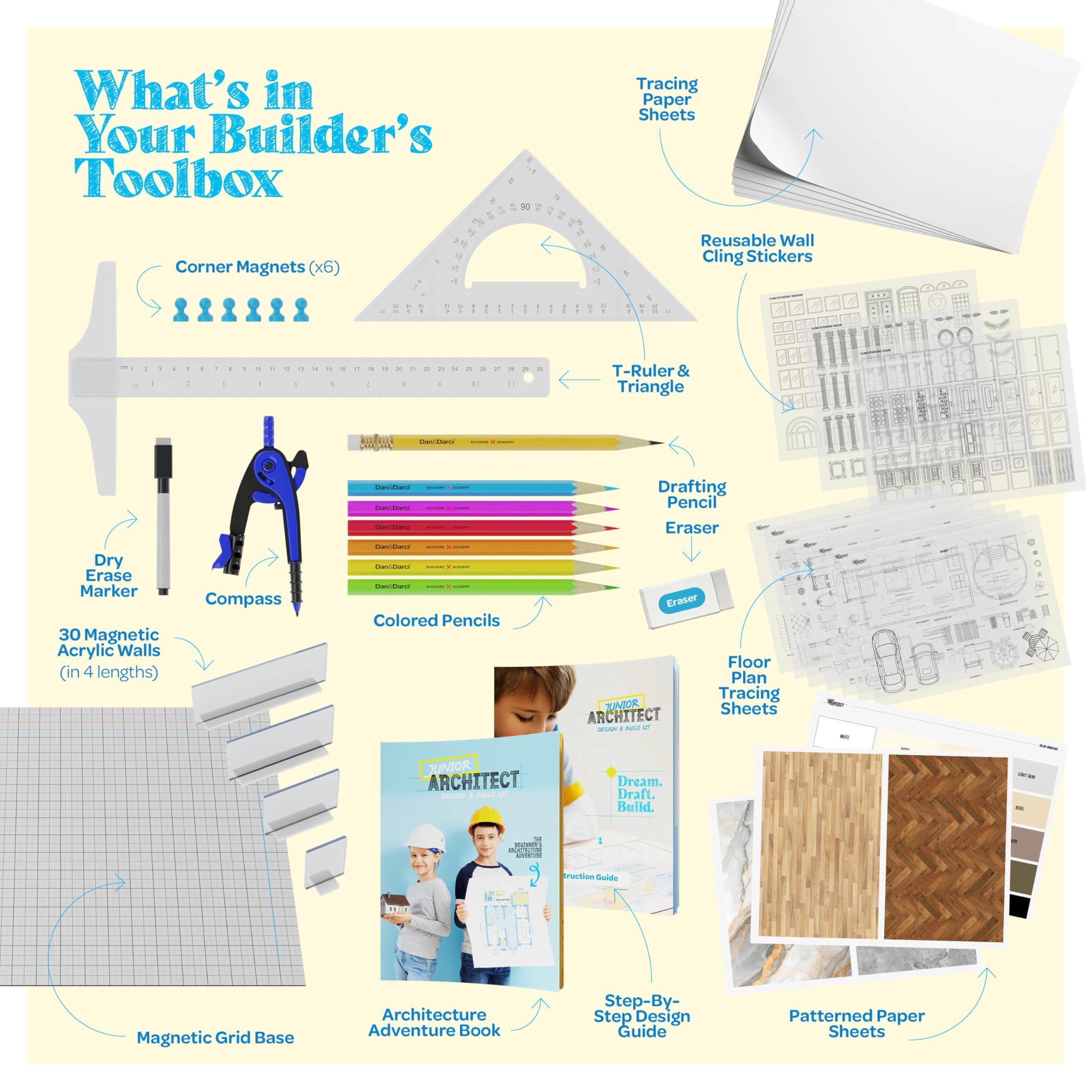 Architecture Kit for Kids - Architect Home Model Kit - Girls & Boys Gifts
