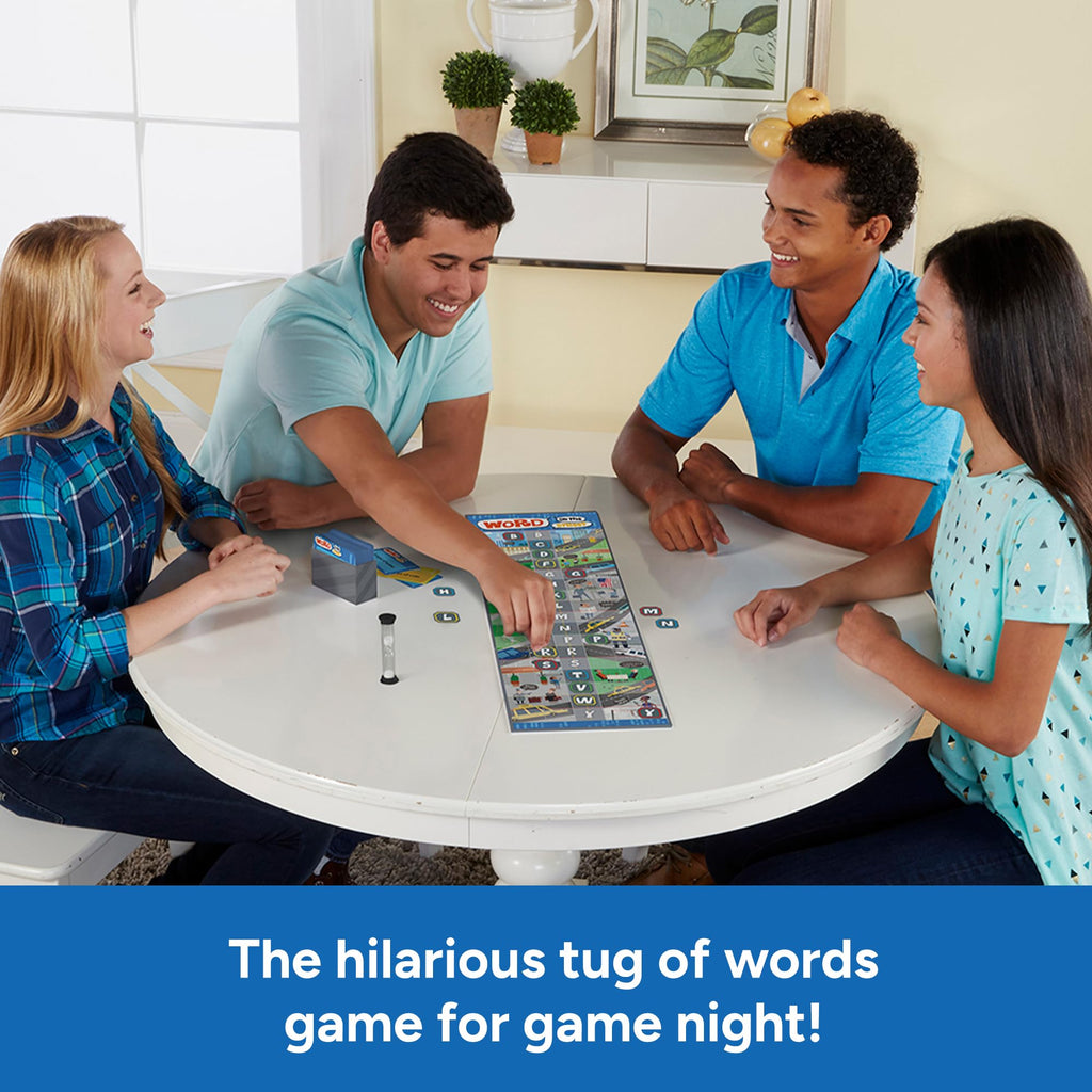 Educational Insights Word on the Street - Family Board Games for Kids and Adults, Fast Word Games for Kids 10 and up, Vocabulary Building Spelling Game with Fast-Paced Play, Family Game Night