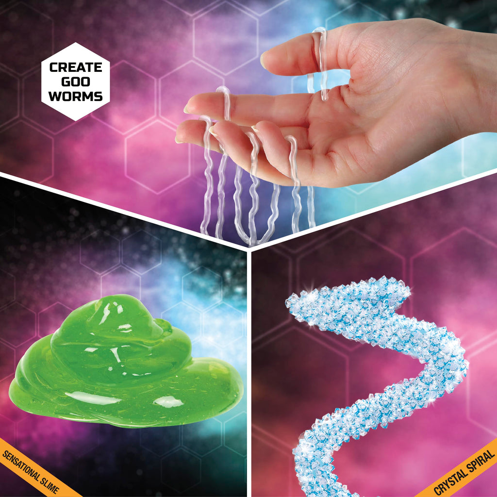 Discovery™ Reaction Lab Chemistry Set – 41 STEM Experiments for Kids| Includes Black Light Pen, Crystal Growing, Slime, Goo| Educational Learning Toy| Science Activity Kit| Boys & Girls Gift| Age 8+