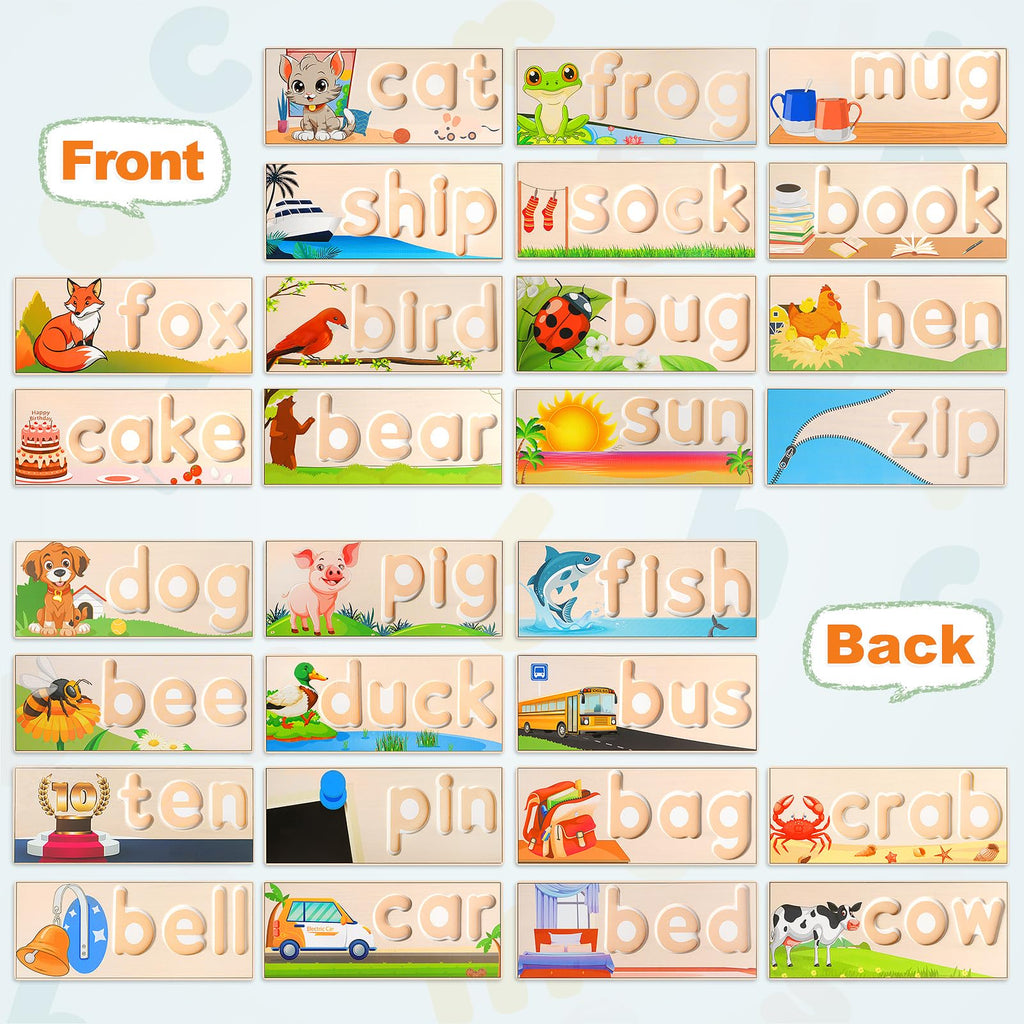 Learning Toys for 3 Year Old, Alphabet Puzzle Spelling Games Preschool