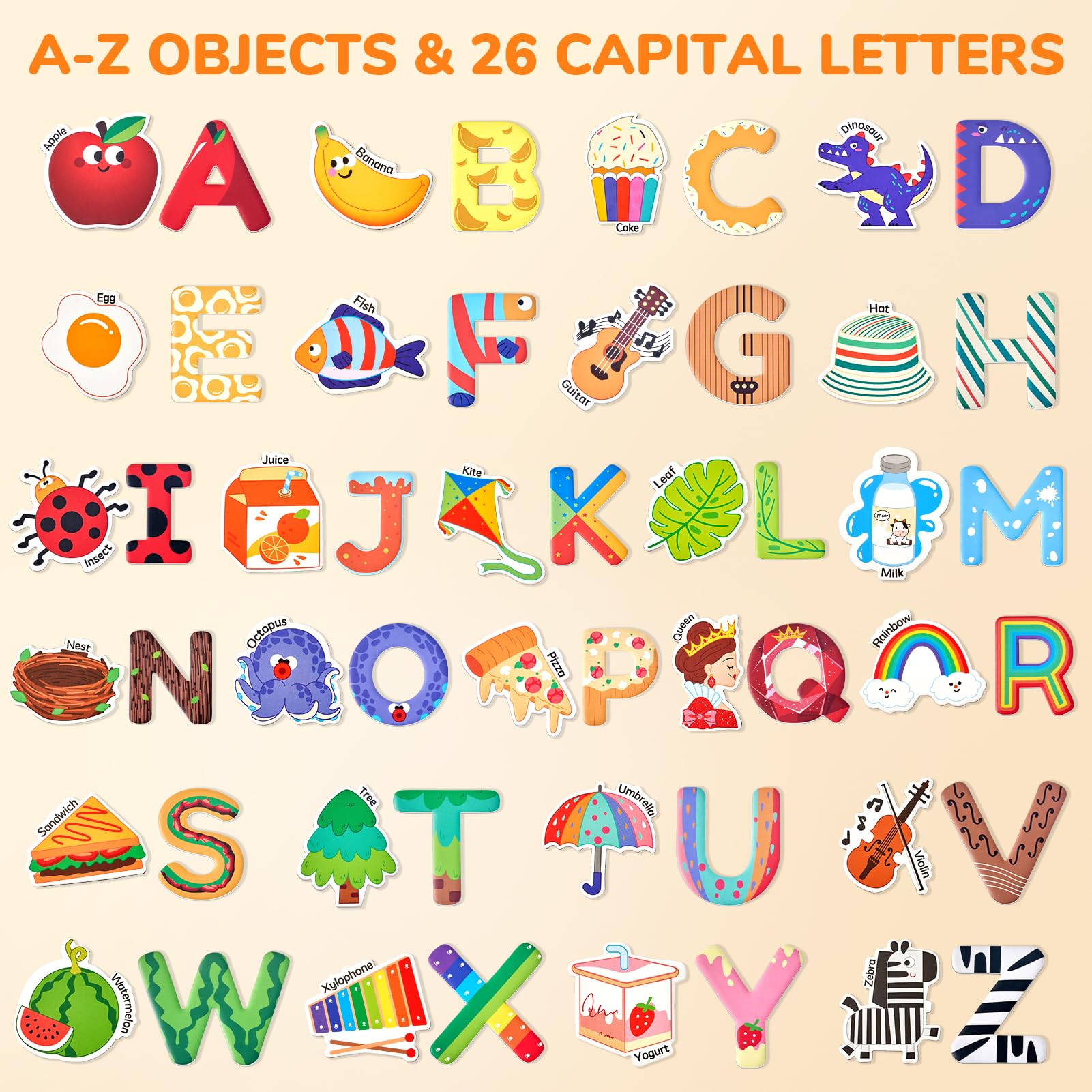 JoyCat Fridge Magnets for Toddlers & Kids