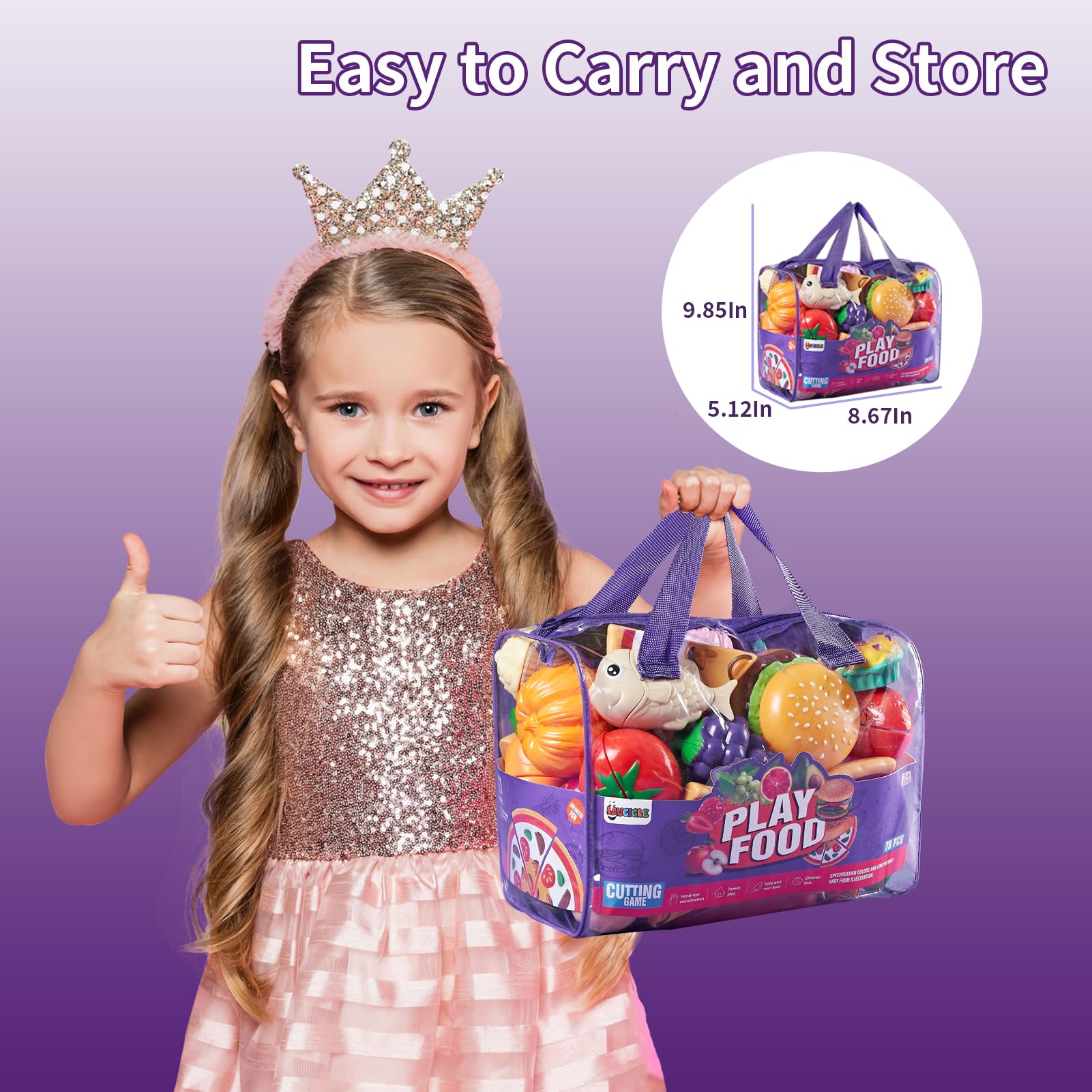 Laugigle Pretend Play Food for Kids Kitchen