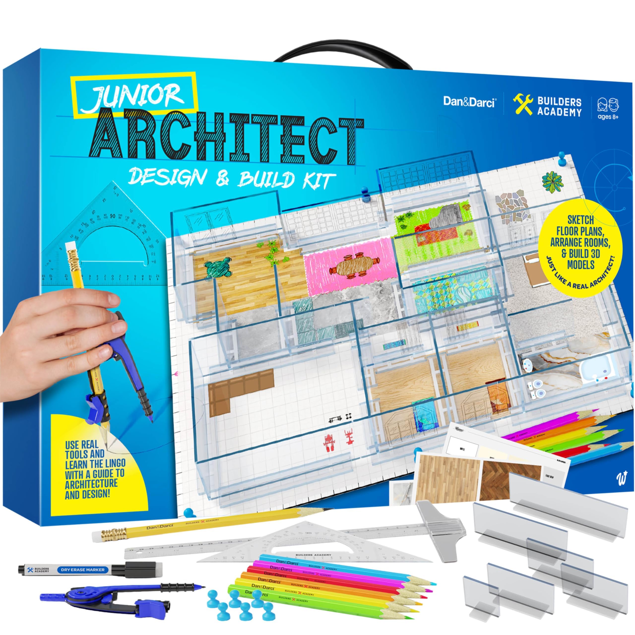 Architecture Kit for Kids - Architect Home Model Kit - Girls & Boys Gifts
